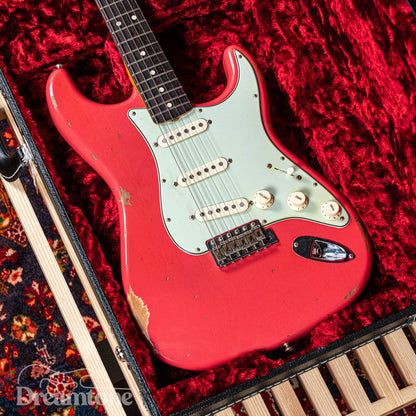 Fender Custom Shop NAMM '64 Stratocaster Faded Fiesta Red 2019 + $1,500
